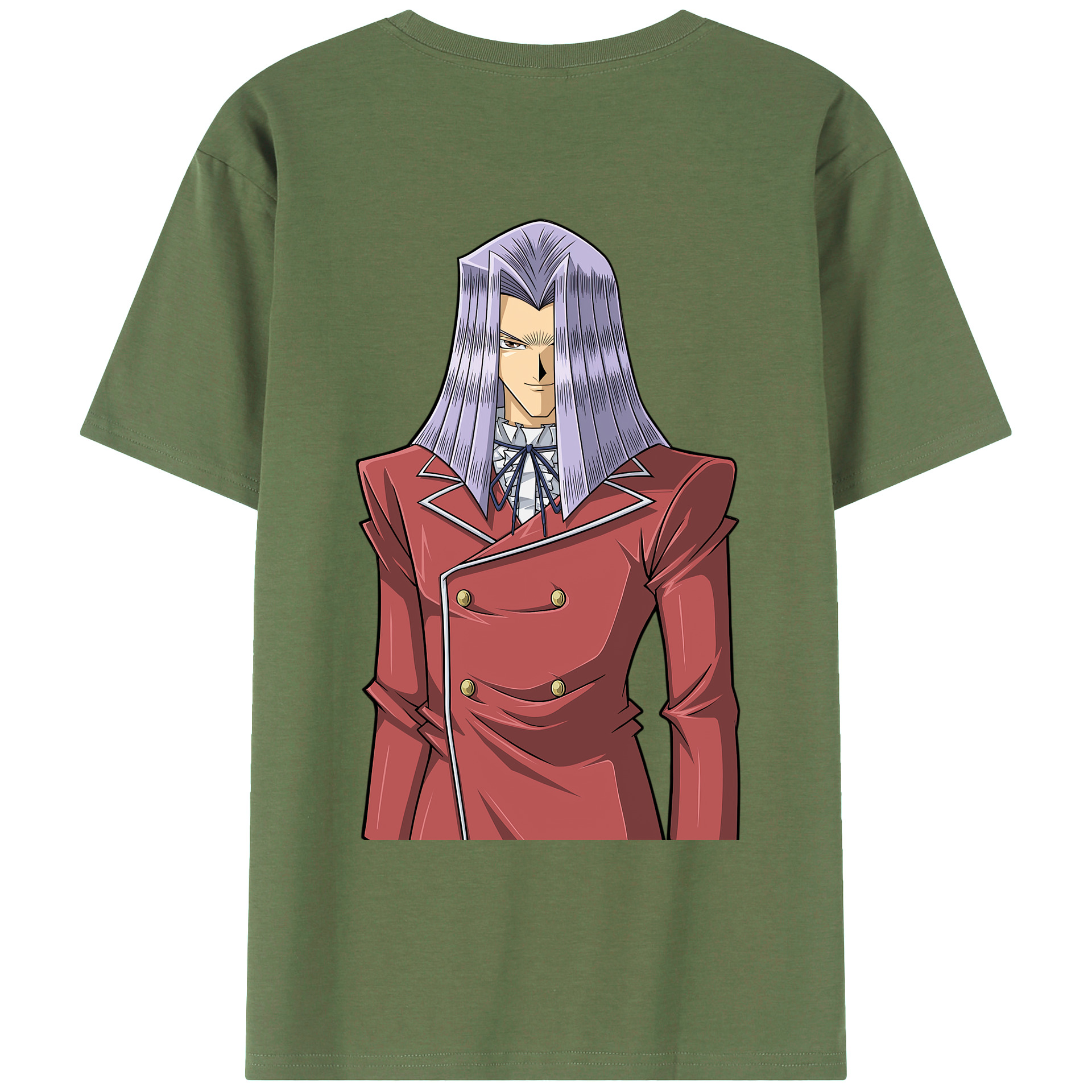（画像用） 遊☆戯☆王 Yu-Gi-Oh! 綿100％ メンズ半袖Tシャツ（バックプリント） 通気性